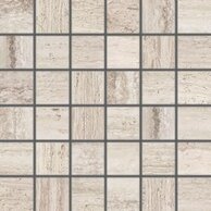 Mozaika Rako Alba hnědošedá struktura pololesk rektifikovaná 30x30 DDM05732