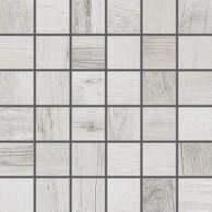 Mozaika Rako Saloon bílošedá mat rektifikovaná 30x30 DDM05745