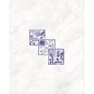 Dekor Rako Lucie 17 šedá lesk 20x25 WITGL110