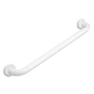 Madlo Novaservis, 600 mm, rovné, s krytkami, bílá, R6660,11