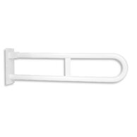 Úchyt Novaservis, 572 mm, dvojitý, sklopný, bílá, R66550,11