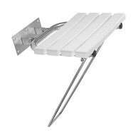 Sedátko do sprchy Novaservis sklopné, leštěné, nerez, R6699,44