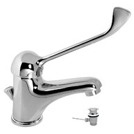 Baterie Novaservis Metalia 55 umyvadlová, lékařská páka, s výpustí, chrom, 55001L,0