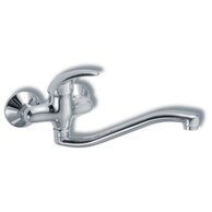 Baterie Novaservis Metalia 55 umyvadlová, lékařská páka, 100 mm, chrom, 55074L,0