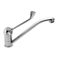 Baterie Novaservis Metalia 55 dřezová, lékařská páka, chrom, 55091L,0