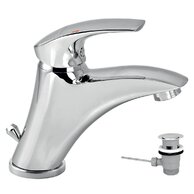 Baterie Novaservis Metalia 57 umyvadlová, s výpustí, chrom, 57002,0