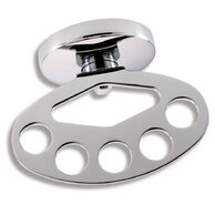 Držák na kartáčky a pasty Novaservis, chrom, 6144,0