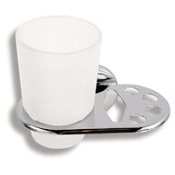 Držák na kartáčky a skleničky Novaservis, chrom, 6149,0