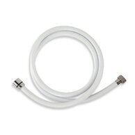 Sprchová hadice Novaservis plastová, 150 cm, bílá, PVC/150,11