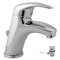 Baterie Novaservis Titania Lux umyvadlová, s výpustí, chrom, 91001,0