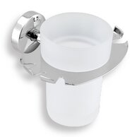 Držák na kartáčky a skleničky Novaservis, chrom, 0149,0