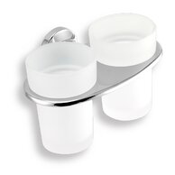 Držák na kartáčky a pasty Novaservis, chrom, 0157,0