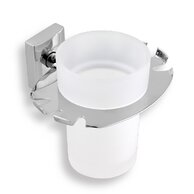 Držák na kartáčky a skleničky Novaservis, chrom, 0249,0