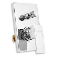 Baterie Novaservis Nobless Edge vanová, s přepínačem, chrom, 36050R,0