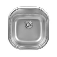 Dřez 46x48 luxus s přepadem nerez DR46/48