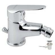 Baterie Novaservis Titania Iris New bidetová, s výpustí, chrom, 94411,0