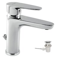 Baterie Novaservis Titania Smart umyvadlová, s výpustí, chrom, 98001,0