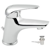 Baterie Novaservis Titania Hit umyvadlová, s výpustí, chrom, 95501,0