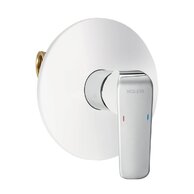 Baterie Novaservis Nobless Tina sprchová, podomítková, bílá-chrom, 38050,1