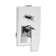 Baterie Novaservis Titania Cube sprchová, podomítková, s přepínačem, chrom, 98850R,0