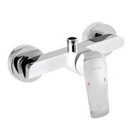 Baterie Novaservis Nobless Tina sprchová, bez příslušenství, 150 mm, bílá-chrom, 38062/1,1