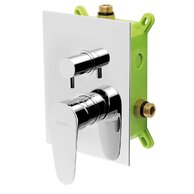 Baterie Novaservis Titania Smart sprchová, podomítková s boxem, 2 vývody, chrom, BOX98051R,0