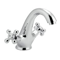 Baterie Novaservis Titania Retro II umyvadlová, stojánková, bez výpusti, chrom, 99102/1,0