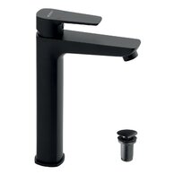 Baterie Novaservis Metalia 58 umyvadlová, s výpustí, ECO, černá, 58503,5