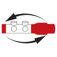 Sada na otopná tělesa Novaservis se středovým připojením, rohová, bílá, ZTD30WH