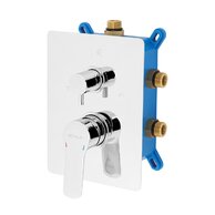 Baterie Novaservis Metalia 54 sprchová, podomítková s boxem, 3 vývody, chrom, BOX54051RX,0