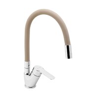 Baterie Novaservis Metalia 54 dřezová, s elastickým ramenem, béžová, 54014F,0BE