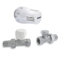 Sada na otopná tělesa Novaservis s termostatem, přímá, 1/2", ZTM01