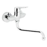 Baterie Novaservis Metalia 54 dřezová, 100 mm, chrom, 54074/T,0