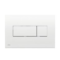 WC tlačítko Alcadrain Basic 3, bílá lesk, M370