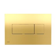 WC tlačítko Alcadrain Basic 3, zlatá lesk, M375