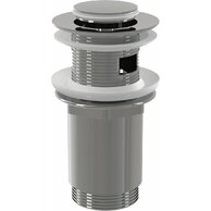 Výpust umyvadlová Alcadrain chrom CLICK/CLACK 5/4  celokov, malá zátka A391