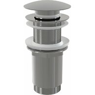 Výpust umyvadlová Alcadrain chrom CLICK/CLACK 5/4" celokovová bez přepadu, velká zátka A395