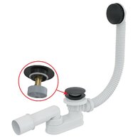 Sifon vanový Alcadrain černá-mat, CLICK/CLACK A507BLACK