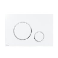 WC tlačítko Alcadrain Thin 7, bílá lesk/chrom lesk, M770