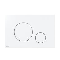 WC tlačítko Alcadrain Thin 6, bílá mat, M676