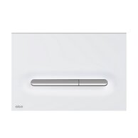 WC tlačítko Alcadrain Linka, bílá mat/chrom lesk, M1876-1
