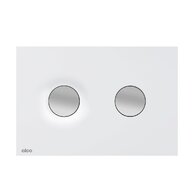 WC tlačítko Alcadrain Dot.Dot., bílá mat/chrom mat, M1976-2