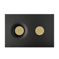 WC tlačítko Alcadrain Dot.Dot., černá mat/zlatá mat, M1978-7