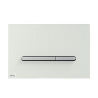 WC tlačítko Alcadrain Ray, sklo-bílá, RAY-GL1200