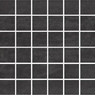 Mozaika Cersanit Concrete Flower graphite mat rektifikovaná 30x30 ND008-005