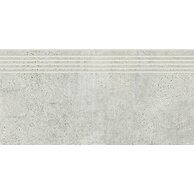 Schodovka Cersanit Newstone light grey mat rektifikovaná 30x60 OD663-072