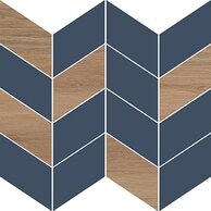 Mozaika Cersanit Love You Navy half pololesk rektifikovaná 29x29 ND1034-002