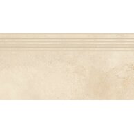 Schodovka Cersanit Quenos beige mat rektifikovaná 30x60 OD661-139