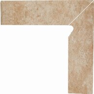 Sokl Paradyz Ilario beige 2 prvky pravý struktura mat 8x30