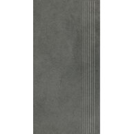 Schodovka Paradyz Magnetik antracite prasowana mat rektifikovaná 30x60